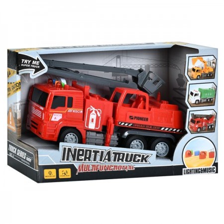 Пожарная машина BabyToys 6908-10-11 со звуком и светом Пожарная машина BabyToys 6908-10-11 со звуком и светом