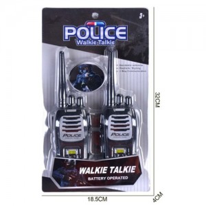 Детская игрушечная рация 005-14A полиция, 20 см, звук, в слюде