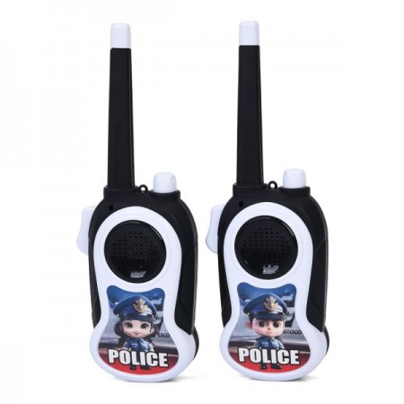 Детская рация BabyToys 007-5B полиция, набор 2шт, 20см