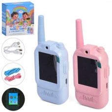 Рация K300 2шт, 12,5см, видео и голосовая связь, фото, акум, USBзарядное, в коробке, 14-14,5-4см