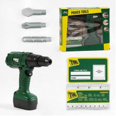 Детский шуруповерт BabyToys T 1401 G пластиковый Детский шуруповерт BabyToys T 1401 G пластиковый