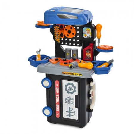 Дитячий набір інструментів BabyToys 8071 верстак-валіза