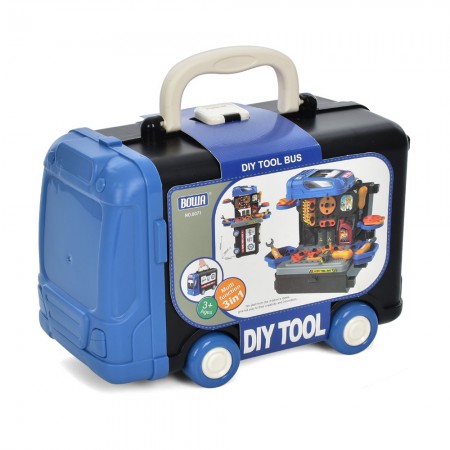 Дитячий набір інструментів BabyToys 8071 верстак-валіза