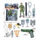Военный набор для детей 2022-50 14 елементів, фігурка військового, пістолет з патронами на присосках