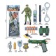 Військовий іграшковий набір для дітей 2022-53 13 елементів, фігурка військового, пістолет з патронами на присосках, у пакеті