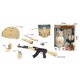 Військовий іграшковий набір для дітей D 017 A 7 ігрових елементів, тріскачка, у коробці