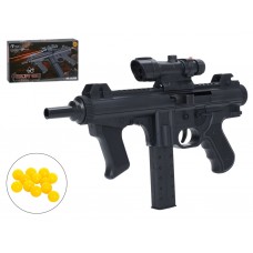 Игрушечный автомат Airsoft Gun с пластиковыми шарами, прицелом и лазером, 28 см 1238B