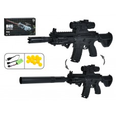 Игрушечный автомат M416 с пластиковыми шарами, прицелом и аккумулятором, 62 см 2031-1A