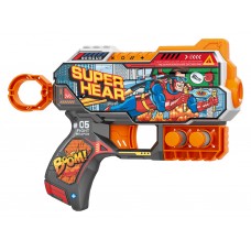 Игрушечный пистолет механический с мягкими патронами 6шт, Turbo & Fast BH120