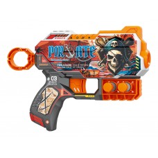 Игрушечный пистолет механический с мягкими патронами 6шт, Turbo & Fast BH122