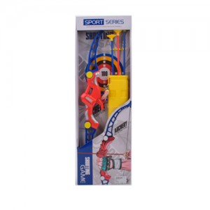Дитячий іграшковий лук 007D 65 см, стріли-присоски, сагайдак