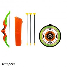 Детский лук BabyToys 903B-12 со стрелами и мишенью Детский лук BabyToys 903B-12 со стрелами и мишенью