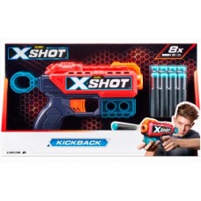 X-Shot Red Быстрострельный бластер EXCEL Kickback 36184R