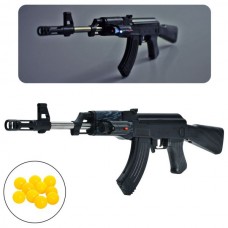 Автомат 0807-3 57см, пластиковые шары, лазер, свет, бат(табл), в пакете