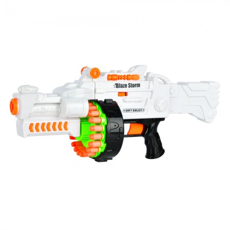 Игрушечный автомат BabyToys 7019 52см с мягкими пулями Игрушечный автомат BabyToys 7019 52см с мягкими пулями