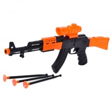 Игрушечный автомат BabyToys 8120, 43 см, стреляет присосками