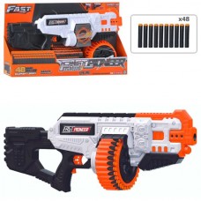 Автомат BIG505 62см, мягкие пули 48шт, на бат-ке,в кор-ке Автомат BIG505 62см, мягкие пули 48шт, на бат-ке,в кор-ке