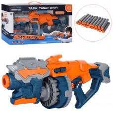 Детский игрушечный автомат FJ8004 с мягкими пулями 54см