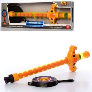 Детский игрушечный автомат помповый 777-1 меч, 47см, мишень 22, 5см, шарики мягкие
