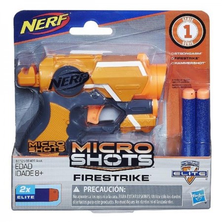 Бластер Nerf Elite Micro shots Микрошот 2 стрелы E0721 Бластер Nerf Elite Micro shots Микрошот 2 стрелы E0721
