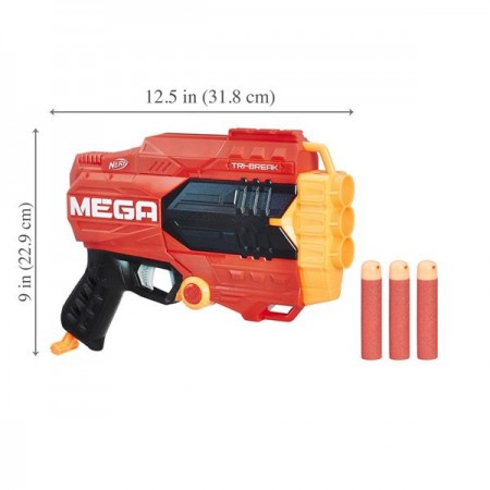 Бластер Nerf Mega Три Брейк E0103 Бластер Nerf Mega Три Брейк E0103