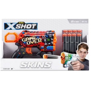 Швидкострільний бластер X-SHOT Skins Menace Game Over 36515Б