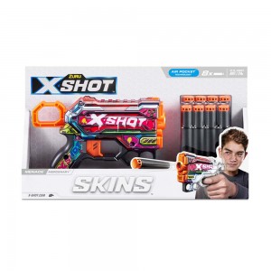 Быстрострельный бластер X-SHOT Skins Menace Mercenary 36515П