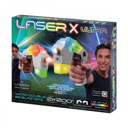 Набір для лазерних боїв Laser X Ultra Micro для двох гравців Набір для лазерних боїв Laser X Ultra Micro для двох гравців