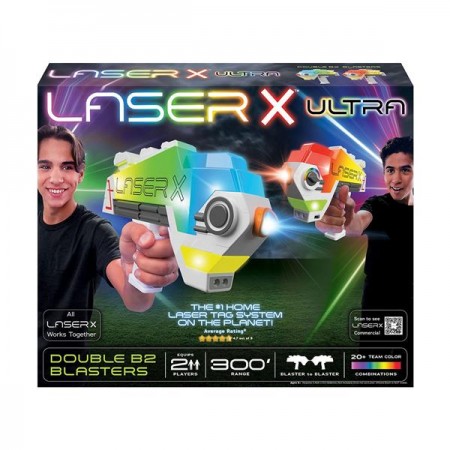 Набір для лазерних боїв Laser X Ultra для двох гравців Набір для лазерних боїв Laser X Ultra для двох гравців