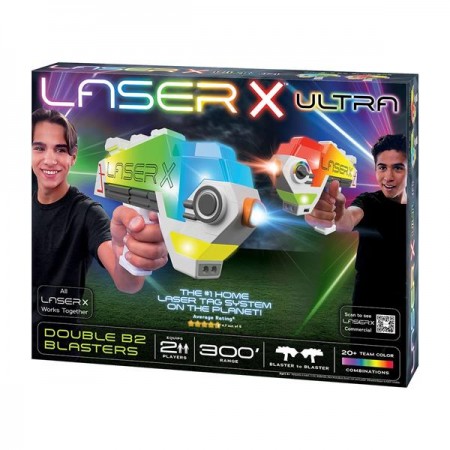 Набір для лазерних боїв Laser X Ultra для двох гравців Набір для лазерних боїв Laser X Ultra для двох гравців