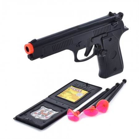 Іграшковий пістолет BabyToys 1022-277-78 з кулями-присосками, 22 см