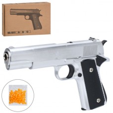 Пистолет 1911A 21см, пластиковые шары, в кор-ке, 25,5-17-4см Пистолет 1911A 21см, пластиковые шары, в кор-ке, 25,5-17-4см