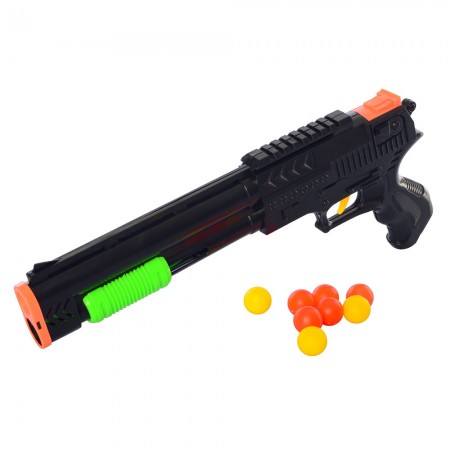 Іграшковий пістолет BabyToys 336-2 набір з мішенню та кульками, 33 см