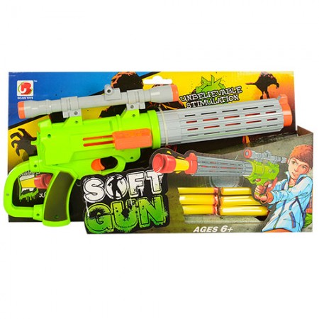 Пістолет дитячий BabyToys 566 з м'якими кулями 41 см