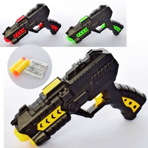 Детский игрушечный пистолет 716 21 см, пули-присоски, водяные пули