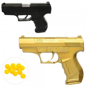Детский игрушечный пистолет HC-777 14см, на пульках, 2цветаке