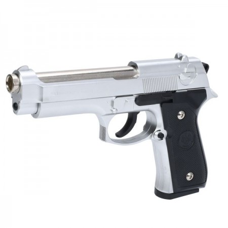 Пістолет M92A 21,5см, пластикові кулі, в кор-ці, 25,5-17-4см Пістолет M92A 21,5см, пластикові кулі, в кор-ці, 25,5-17-4см