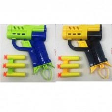 Игрушечный пистолет BabyToys MH-400-01A с мягкими шарами-присосками, 3 шт