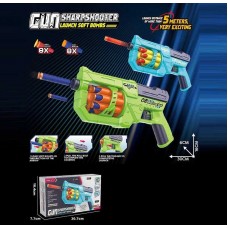 Игрушечный пистолет BabyToys 803-4 с мягкими патронами