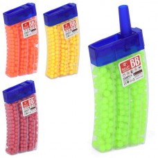 Набор пластиковых пуль BabyToys 1577-047, 4 цвета, в колбе