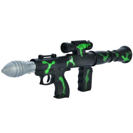 Іграшкова гармата BabyToys 223-2-4, 28 см, 3 снаряди в комплекті Іграшкова гармата BabyToys 223-2-4, 28 см, 3 снаряди в комплекті
