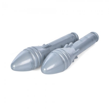 Іграшкова гармата BabyToys 729-115 зі світлом та снарядами, 30 см Іграшкова гармата BabyToys 729-115 зі світлом та снарядами, 30 см