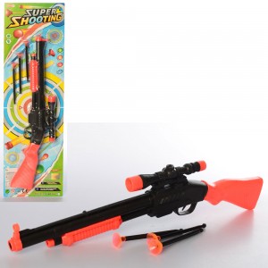 Детское игрушечное ружье 203-A3, 45 см, присоски