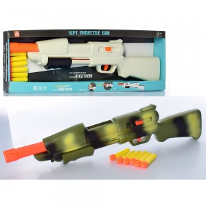 Детское игрушечное ружье JT007 53 см, мягкие пули, присоски