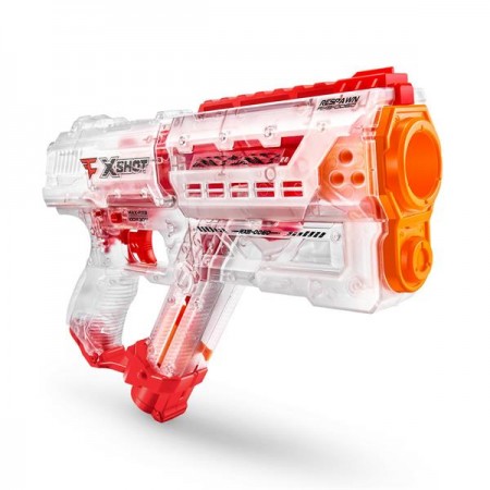 Скорострельный бластер X-Shot Chaos Faze Respawn 12 шариков Скорострельный бластер X-Shot Chaos Faze Respawn 12 шариков