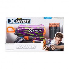 Скорострельный бластер X-Shot Skins Flux Crucifer 8 патронов 36516J 