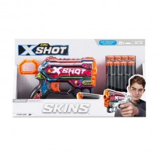 Скорострельный бластер X-Shot Skins Menace Mercenary 8 патронов 36515P 