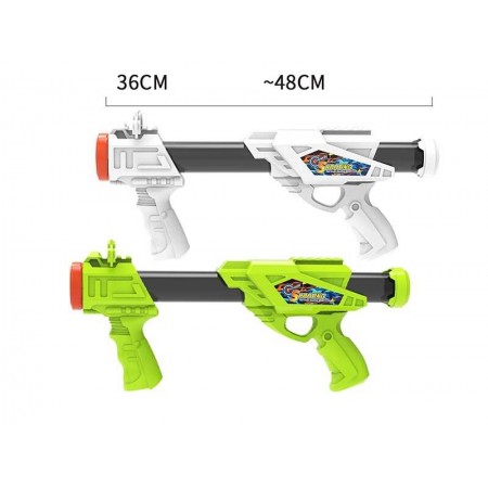 Помповое ружье BabyToys 66924 с мячиками 2 цвета