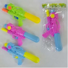 Водний пістолет BabyToys 103A з насосом 33см мікс кольорів
