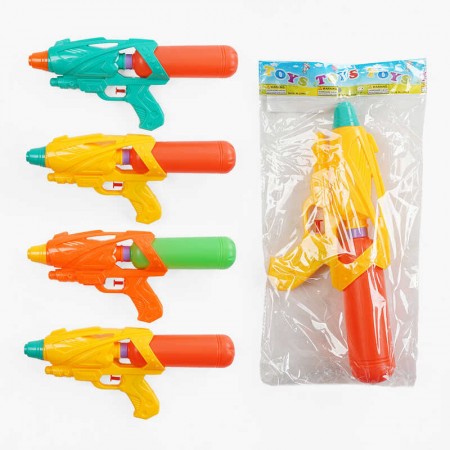 Водяний пістолет BabyToys 1241 31 см знімний балон 3 кольори